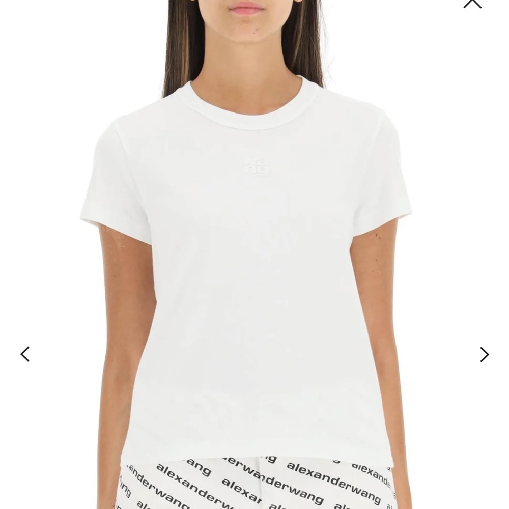 Alexander Wang Logo Tee Size M - Picture 3 of 8